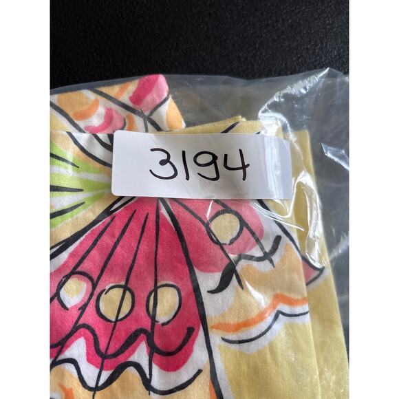 Talbots Skirt Women Size10 Yellow Animal Butterfly Print Stretch Pencil Summer - Picture 10 of 10